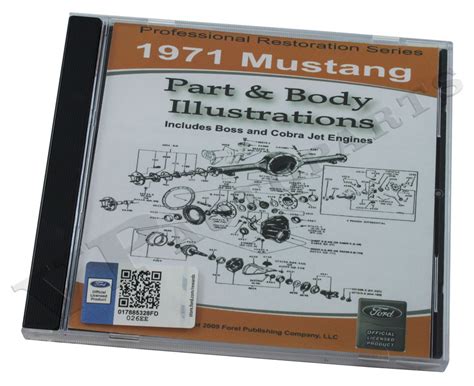 Mustang Parts and Body Illustrations on CD